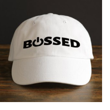 BOSSED Collection - White Cap: Relaxed.