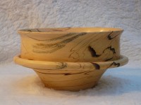 European Hornbeam: spalted (turned) European Hornbeam: spalted (turned)